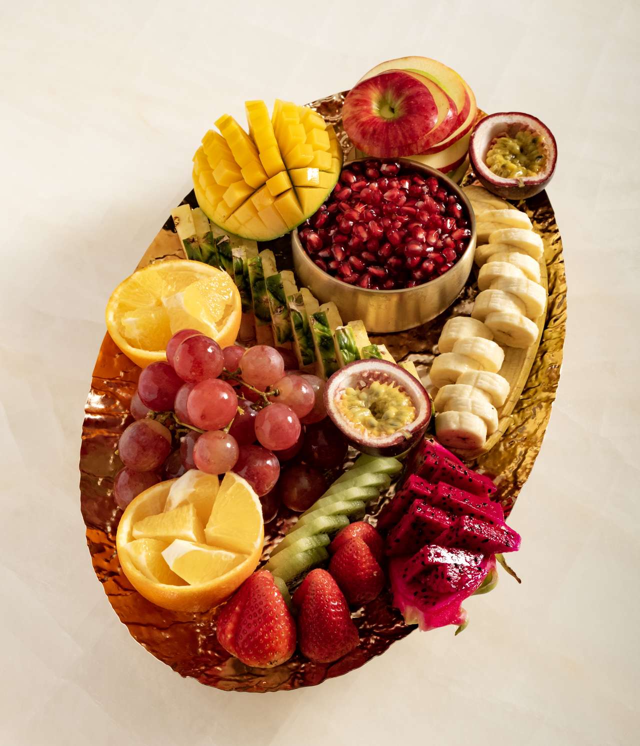 سلطات فواكه وايس كريم