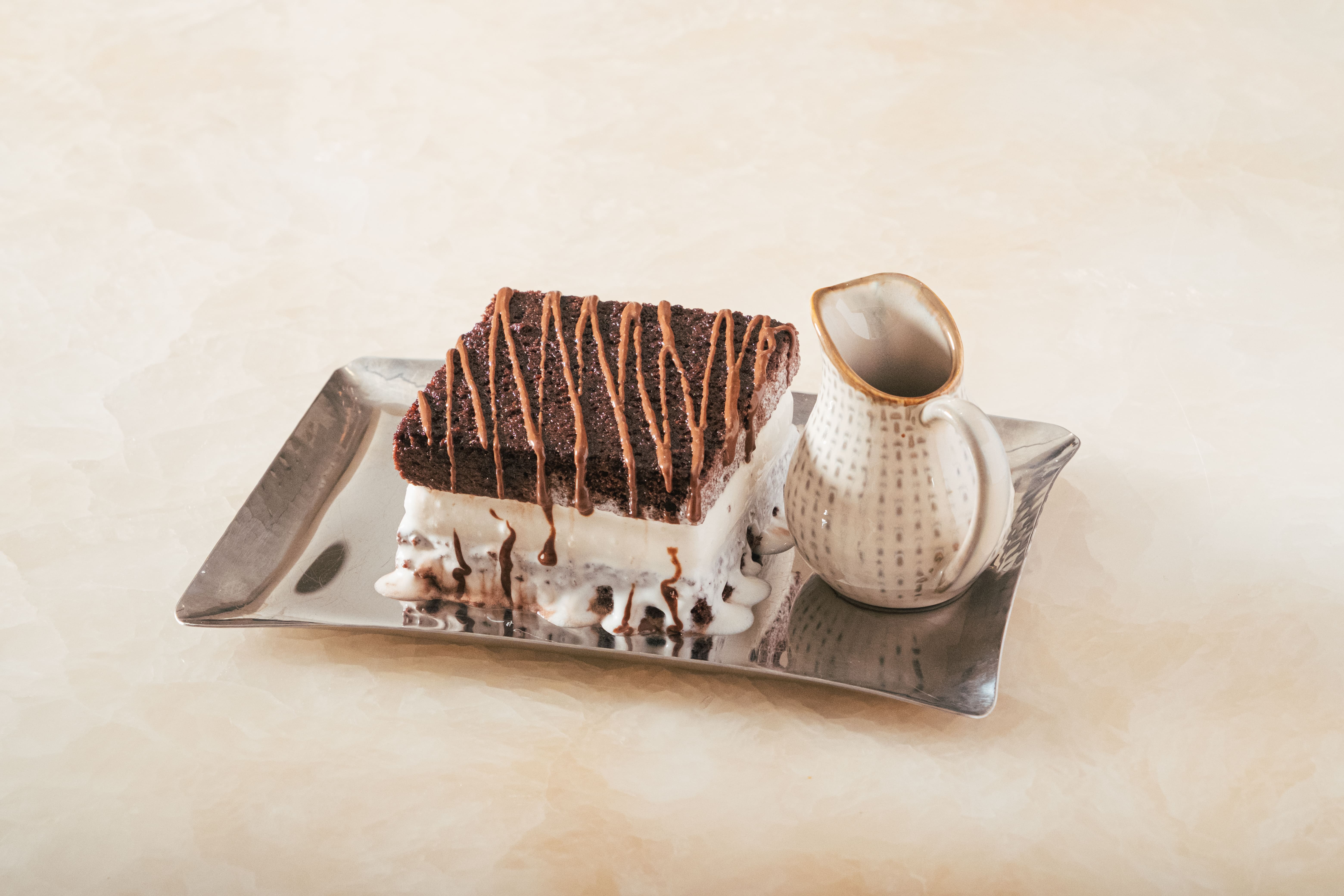 بوظة عربي مع البراونيز